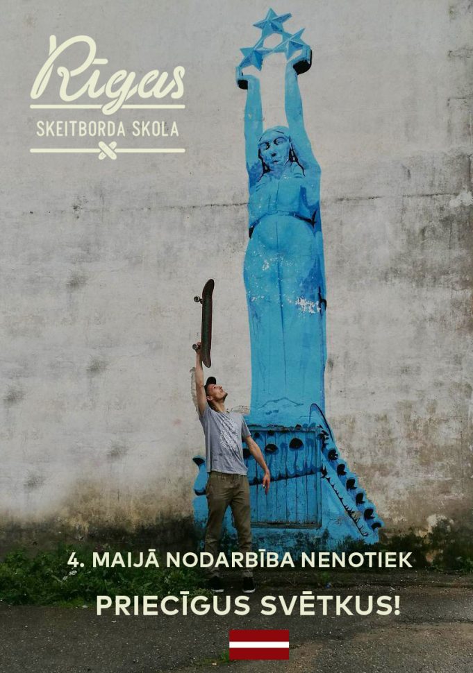 4. maijā RSS nodarbības nenotiek!