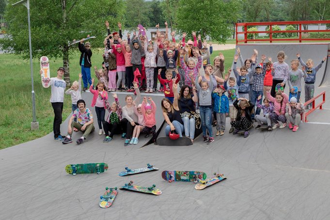 Rīgas Skeitborda skolas meistarklase Brocēnos