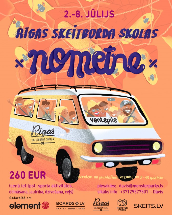 SKEITBORDISTU NOMETNE
